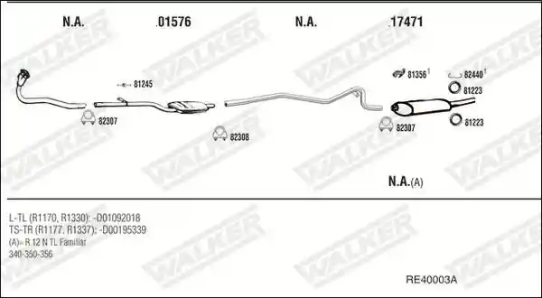 WALKER RE40003A