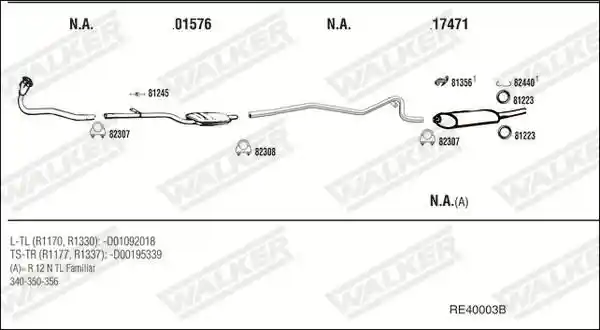 WALKER RE40003B