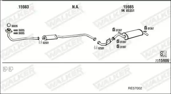 WALKER RE57002