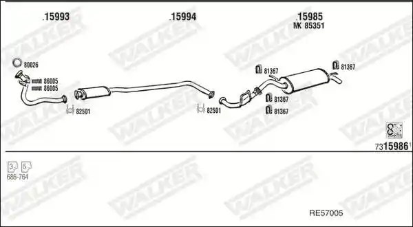 WALKER RE57005