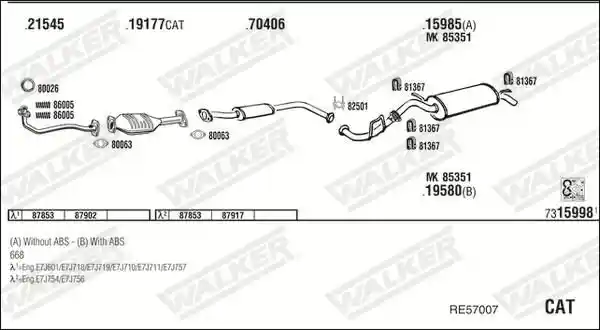 WALKER RE57007