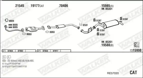 WALKER RE57020