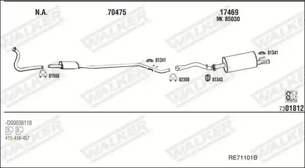 WALKER RE71101B