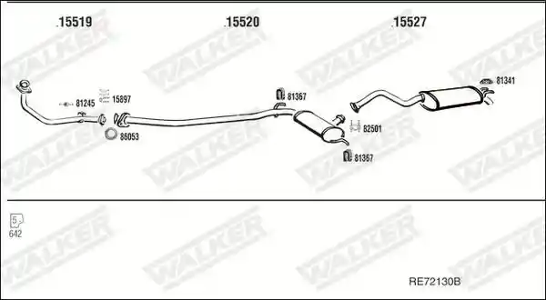 WALKER RE72130B