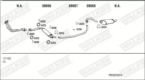 WALKER RE82502A