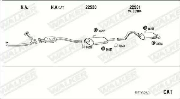 WALKER RE93250
