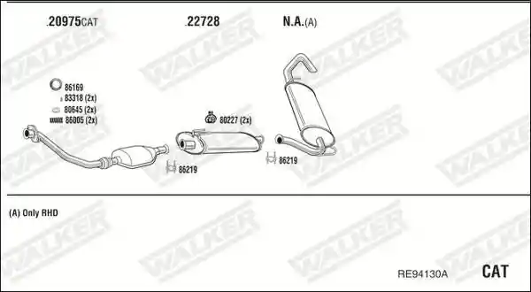 WALKER RE94130A