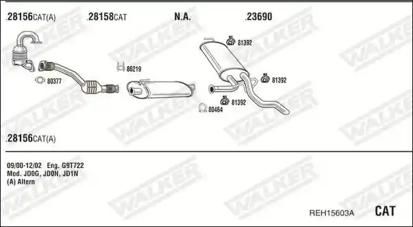 WALKER REH15603A