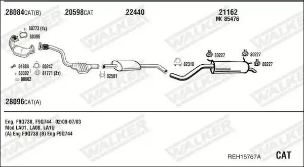 WALKER REH15767A