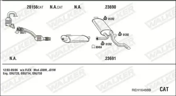 WALKER REH16488B
