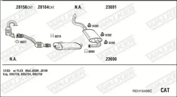 WALKER REH16488C