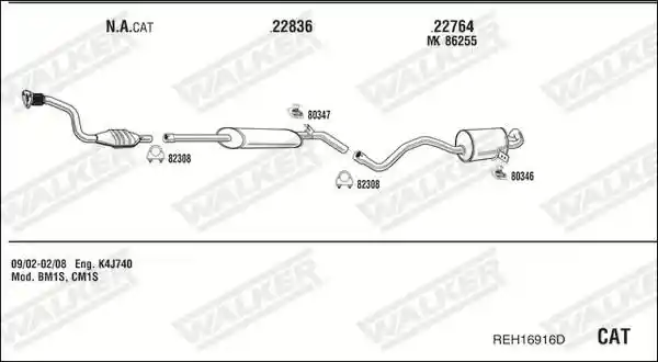 WALKER REH16916D