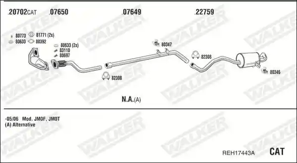 WALKER REH17443A