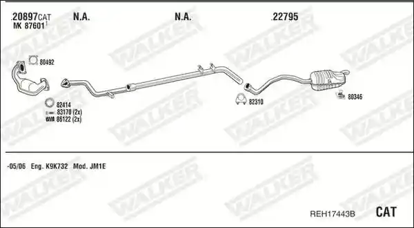 WALKER REH17443B