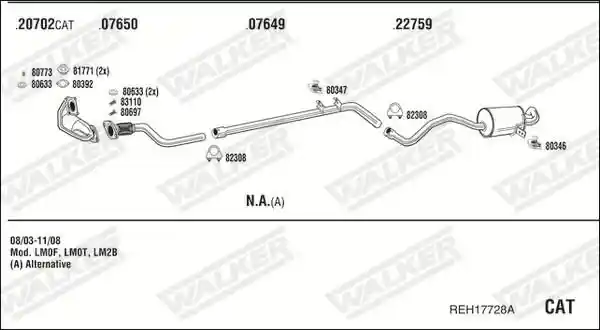 WALKER REH17728A
