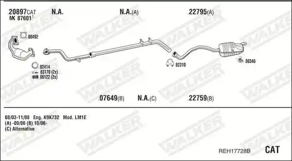 WALKER REH17728B