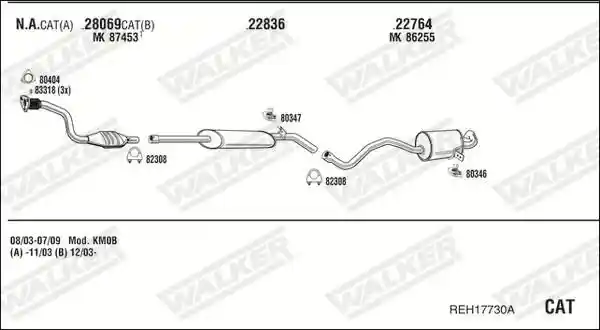 WALKER REH17730A
