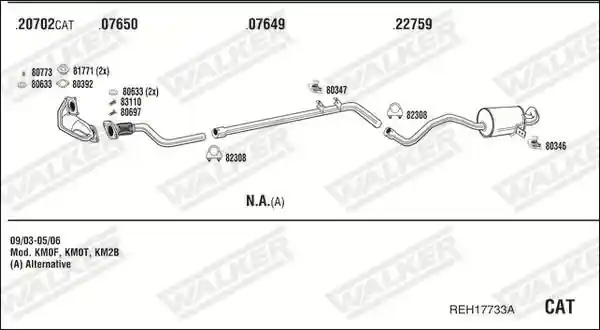 WALKER REH17733A