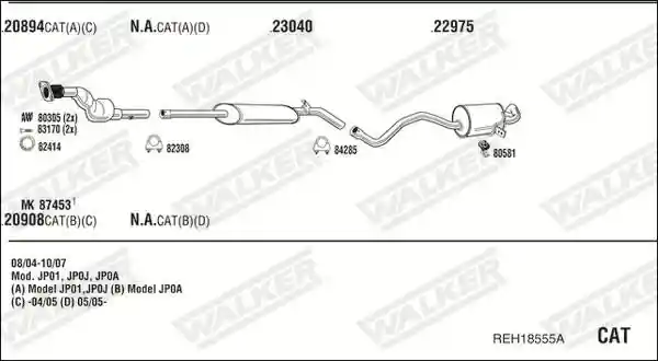 WALKER REH18555A