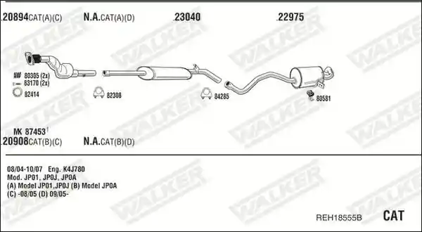 WALKER REH18555B