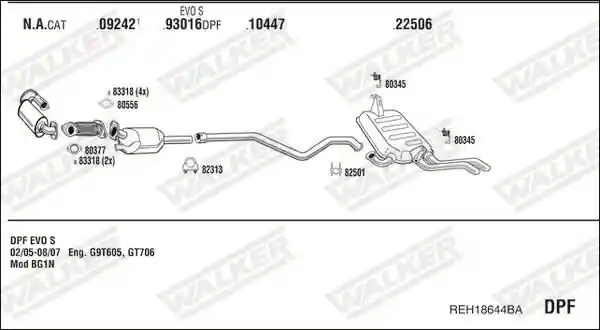 WALKER REH18644BA WALKER REH18644BA