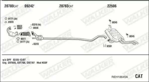 WALKER REH18645A