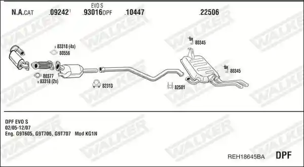 WALKER REH18645BA
