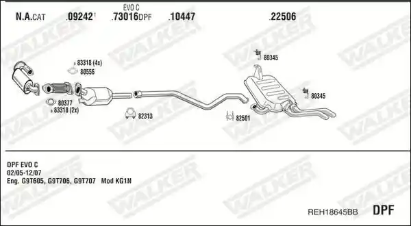 WALKER REH18645BB