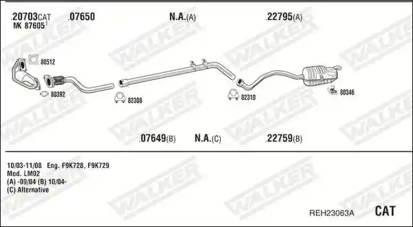 WALKER REH23063A