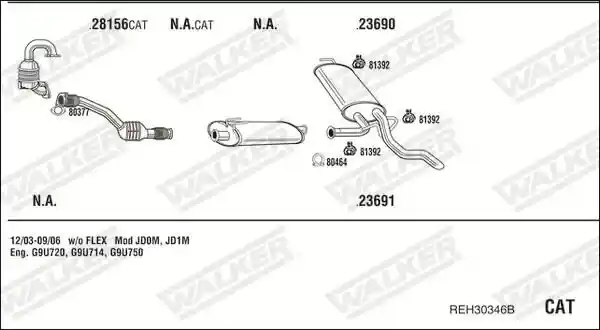 WALKER REH30346B