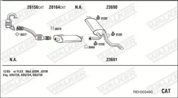 WALKER REH30346C