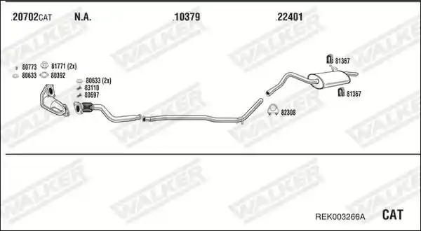 WALKER REK003266A