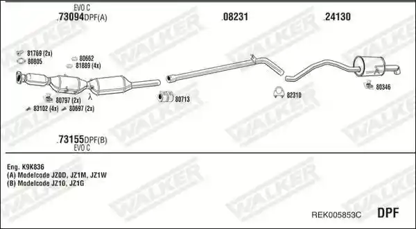 WALKER REK005853C