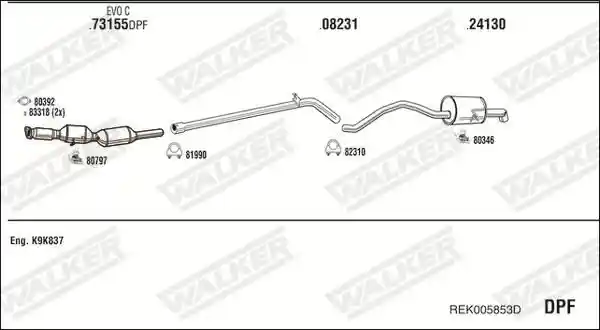 WALKER REK005853D