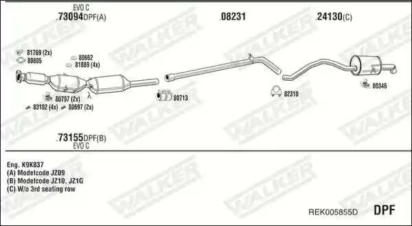 WALKER REK005855D