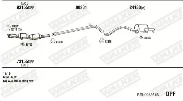 WALKER REK005861B