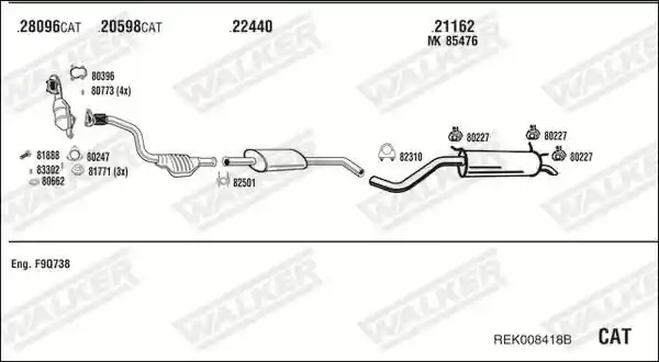WALKER REK008418B