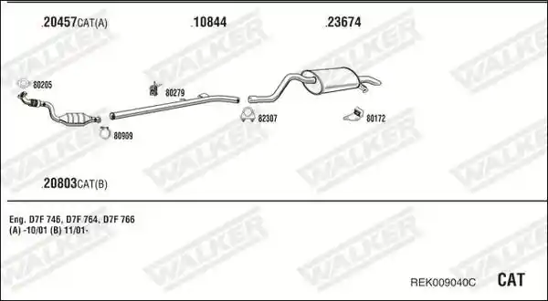 WALKER REK009040C