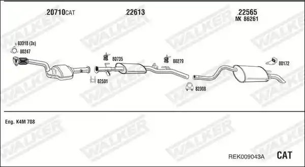 WALKER REK009043A