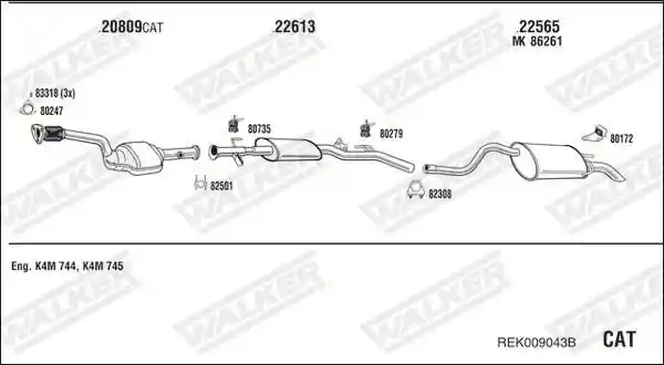 WALKER REK009043B