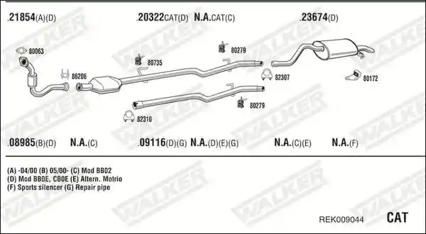 WALKER REK009044