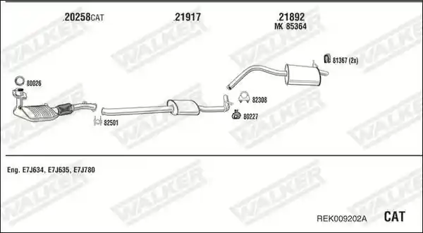 WALKER REK009202A