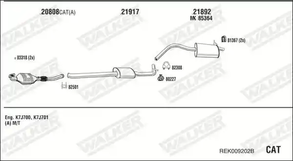WALKER REK009202B