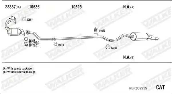 WALKER REK009255