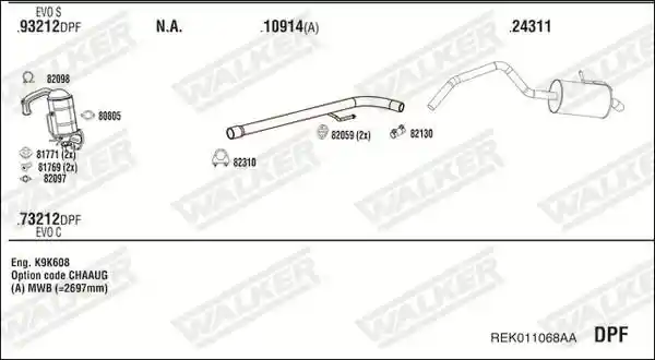 WALKER REK011068AA