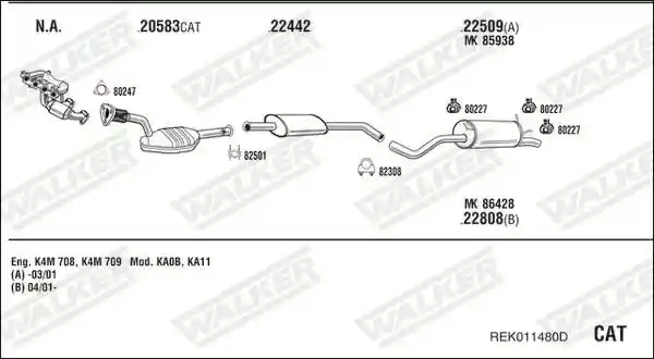 WALKER REK011480D