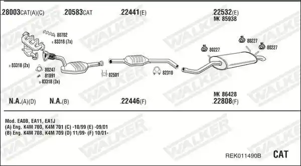 WALKER REK011490B