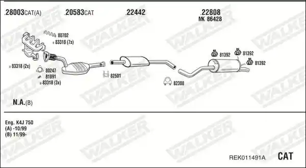WALKER REK011491A