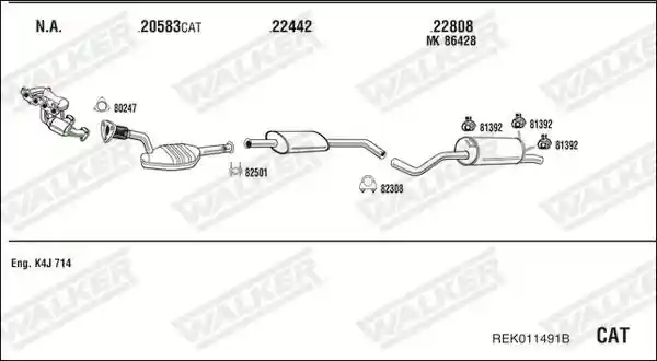 WALKER REK011491B