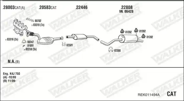WALKER REK011494A